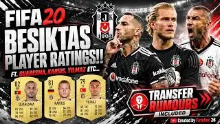 FIFA 20 | BESIKTAS PLAYER RATINGS!! FT. QUARESMA, KARIUS, YILMAZ ETC... (FIFA 20 RATINGS)