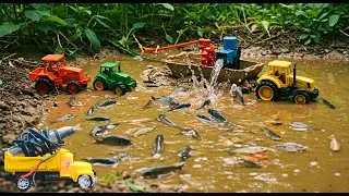 The Creative Tractor And Water Pump Fishing &ndash; Fun & Genius Hack!