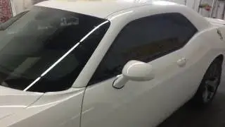 2016 DODGE CHALLENGER SUNTEK WINDOW TINT CARBON SERIES 35% FRONT 5% REAR