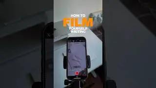 How to film yourself writing or drawing video camera angle tips for you to start your videography