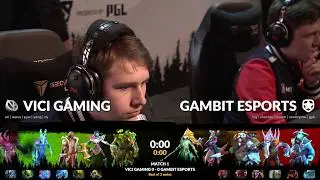 Vici Gaming vs Gambit Game 1 Highlights - ONE Dota 2 Singapore Invitational Finals Day Main Event