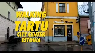 Walking TARTU City ESTONIA 2021 !!! 4K TARTU Estonia !!! ходьба по тарту эстония !!! PART 3