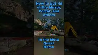 How to get rid of the Portal, Mirror, and Spaceship in your Meta Horizon Home in under 15 seconds.