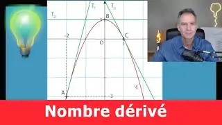 Savoir lire le nombre dérivé avec la tangente • En 5 min ! première mathématiques