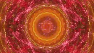 RGB Rainbow Color Changing Abstract Floral Waves Animation