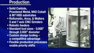 Melin Tool - Cutting Tool Manufacturing Capabilities