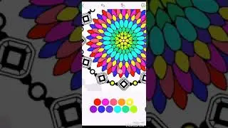 Simple Mandala Coloring for Beginners | Mandala Coloring Book
