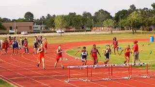 Aragon Middle School 8th Grade Girls 100 meter hurdles 4/15/15
