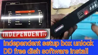 Independent set top box unlock #DD free dish channel 