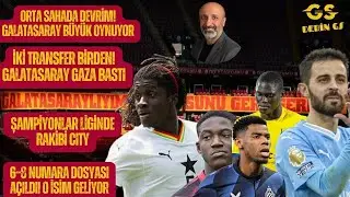 İKİ TRANSFER BİRDEN! GALATASARAY GAZA BASTI | CITY İLE PAZARLIK! | ORTA SAHA &Ccedil;&Ouml;Z&Uuml;L&Uuml;YOR! GS TRANSFER