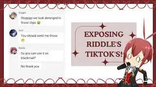 Exposing Riddle's Tiktok's|| Riddle x Floyd || Twisted Wonderland skit || TWST