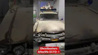 Ghostbusters ECTO-1 from Ghostbusters Afterlife at the Petersen Auto Museum