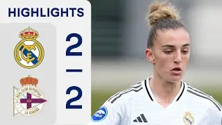 REAL MADRID CF 2 - 2 DEPORTIVO ABANCA | RESUMEN LIGA F