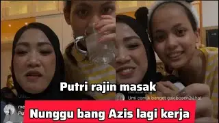Putri Isnari Bersama Mertua Umi Maulida Di Dapur Lagi Makan Sore