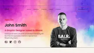 How To Create A Responsive Portfolio Website Using HTML & CSS