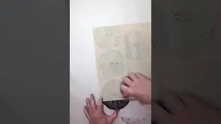 Printing found objects - printing a vintage crochet dish cloth on fabric