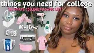 what to bring to college | ultimate dorm college packing list | dorm essentials 2023