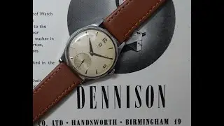 c1953 Omega men's watch with Dennison Dennisteel case and calibre 266.  Model reference 13332