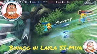 #mobilelegends #laylagod #damulaggaming Binaog ni Layla SI Miya Laging Burado sa Mapa