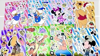 Disney Sticker DIY ASMR 🎨 | Mickey & Friends Makeover!