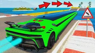 Can a Long Ferrari Survive a Deep Water Pit in GTA 5? Ultimate Experiment!