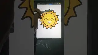 Smiling Sun Drawing for Kids ☀️ | Cute & Easy Sun Illustration | Kidsjam3D