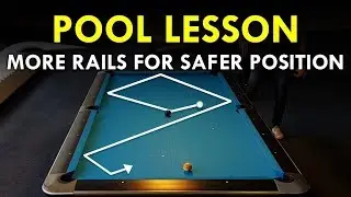 Pool Lesson | Use Rails For Easier Cue Ball Control