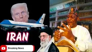 Martanin Imam Muhammad Auwal Sharif Kan Harin Iran🇮🇷 a jirgin Shugaban America 🇺🇲