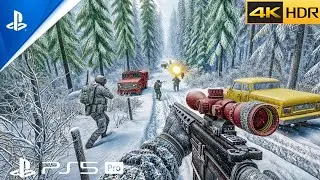 ANTARCTIC SNIPER Stealth Mission | Realistic Ultra Graphics Gameplay [4K 60FPS HDR]