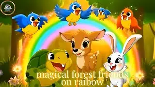 Magical Forest Friends on the Rainbow 🌈 | Kids Cartoon Story