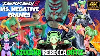 TEKKEN 8 - Ms. Negative Frames AZUCENA ☕ VS Mr. Plus Frames KAZUYA  👿