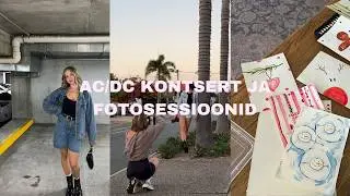 VLOG │ minu tööprotsessist fotograafina, käisime paarisessioonil ja AC/DC kontserdil