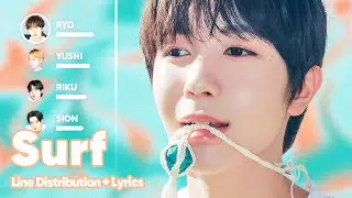 NCT WISH - Surf (Line Distribution + Lyrics Karaoke) PATREON REQUESTED
