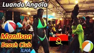 Ilha De Luanda Angola Manilson's Beach Club Africa Travel Vlog
