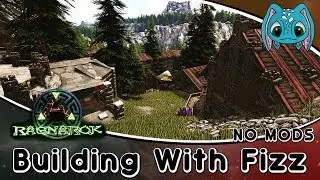 ARK: Building w/ Fizz :: Ragnarok Viking Town Part2