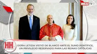 King Felipe and Queen Letizia held a private audience with Pope Leo XIV at the Vatican.