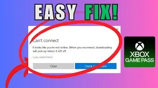 Fix Error '0x800704C6' on Xbox GamePass/Microsoft Store (PC)