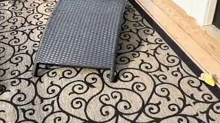 Vintage Filigree Textured Weave Indoor/Outdoor 8x10 Area-Rug