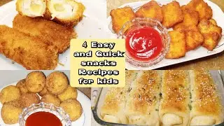 4 Easy and Quick snacks Recipes for kids