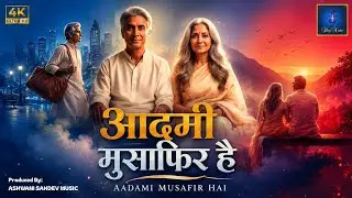 Aadmi Musafir Hai..  is a deep emotional song , writer composer and Singer Ashwani Sahdev ISkyNote 🙏
