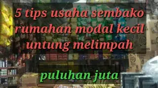 5 tips usaha sembako!!Modal kecil untung melimpah