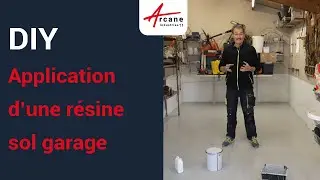 R&eacute;sine sol garage : tuto - Comment transformer un sol garage avec notre peinture &eacute;poxy REVEPOXY ?