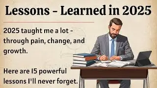 Lessons I Learned in 2025 | How to Change Your Life in 2026 | Improve Your English