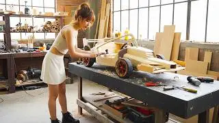 Transforming Wood into a Functional F1 Car Powered by a High Performance Electric Motor