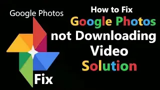 Problem!! Google Photo's NOT Downloading, Easy Solution