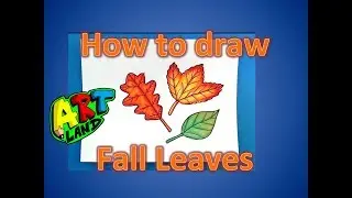 How to draw Fall Leaves