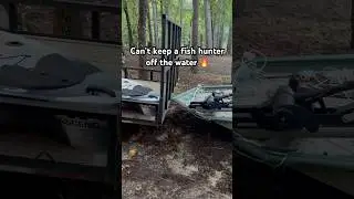 How to launch a boat. #fishing #bluegillfishing #boatlaunch