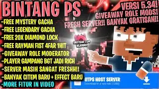 BANYAK GRATISAN ITEM || SUPPORT V5.34 || BEST GROWTOPIA PRIVATE SERVER 2025 / NEW GTPS || BINTANG PS