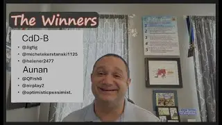 Winners from the Aunan and CdD giveaway. Live event summary. Some fun topics....