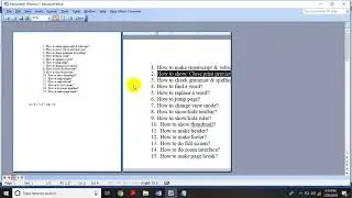 MS Word Basic Tutorial